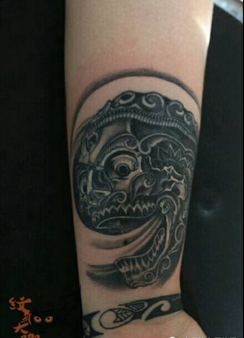 那些嘎巴拉!纹身图片_