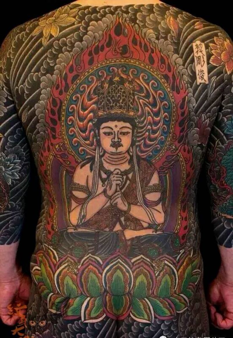 那些日式大板雾!纹身图片_