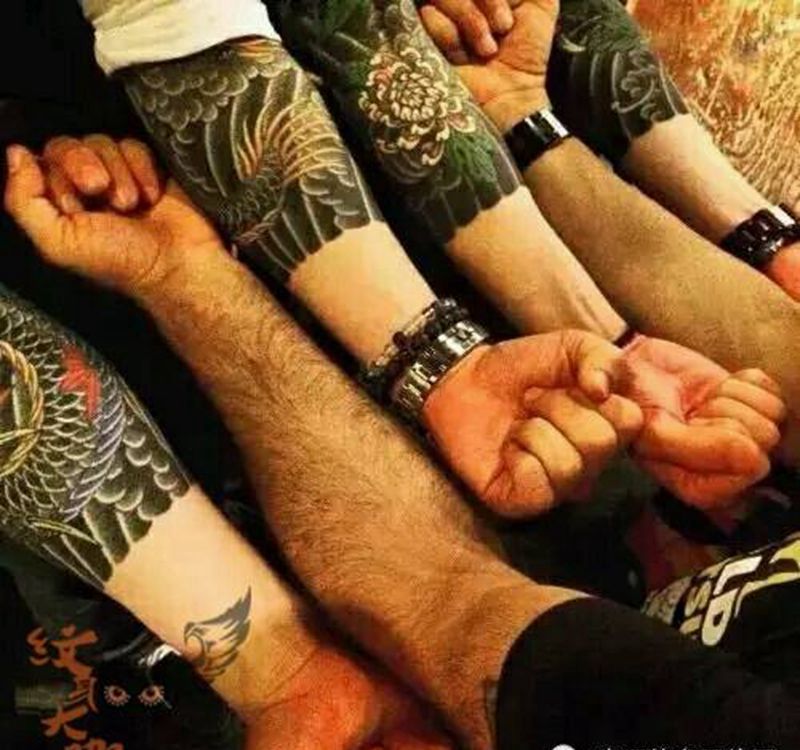 那些日式大板雾!纹身图片_