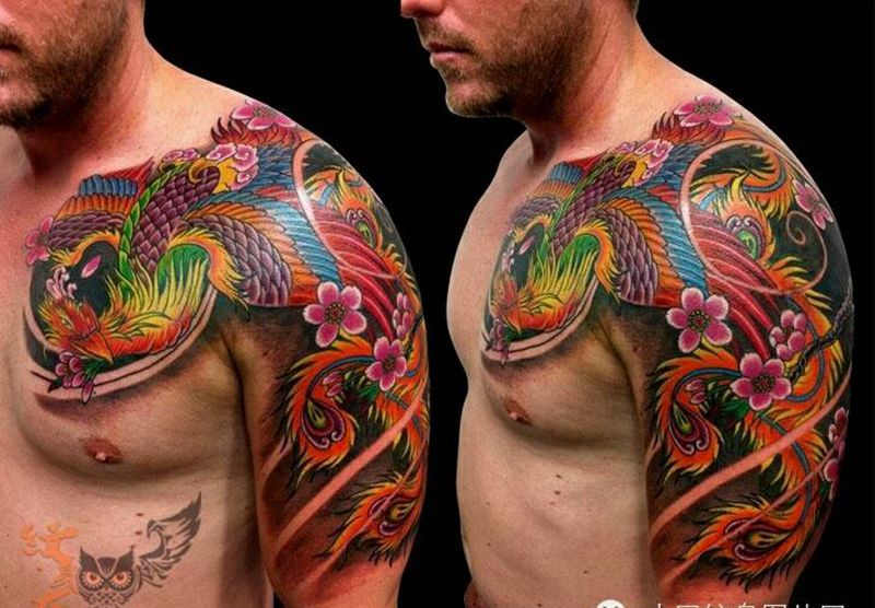 那些凤凰！纹身图片_