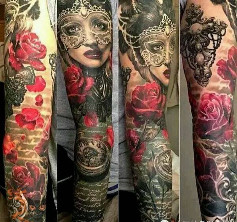 那些牛逼花臂!纹身图片_