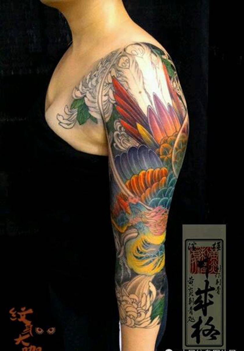 那些凤凰！纹身图片_