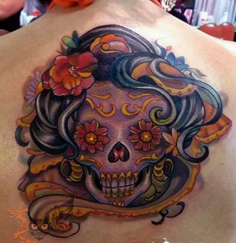 那些骷髅！纹身图片_