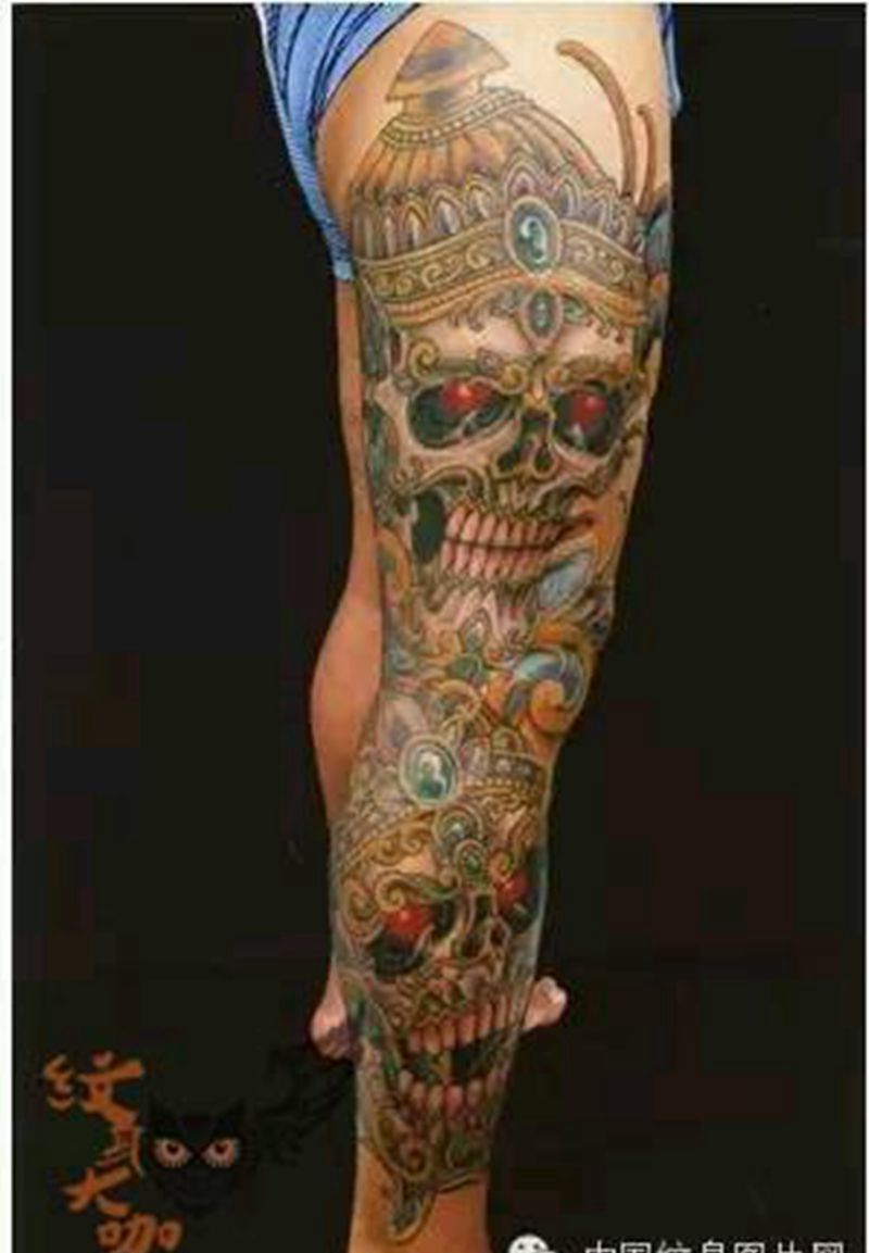 那些嘎巴拉!纹身图片_