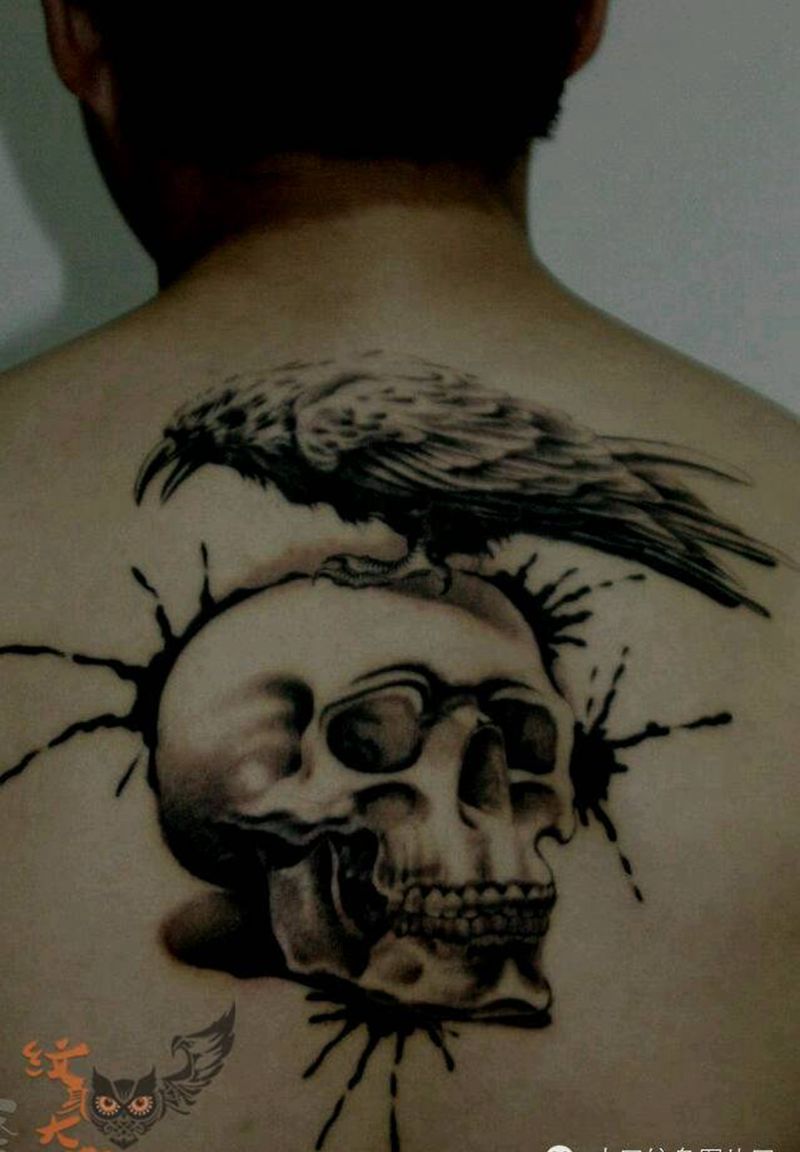那些骷髅！纹身图片_