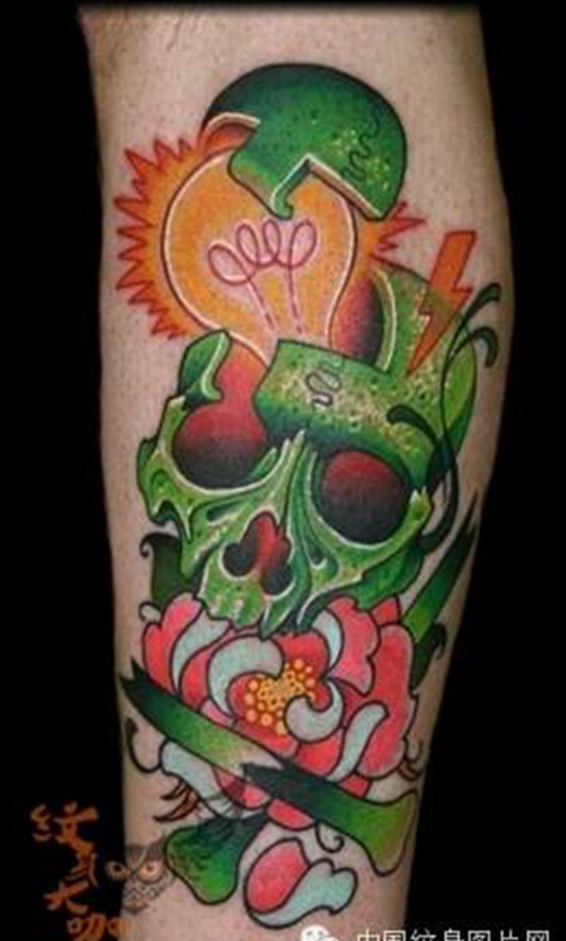 那些骷髅！纹身图片_