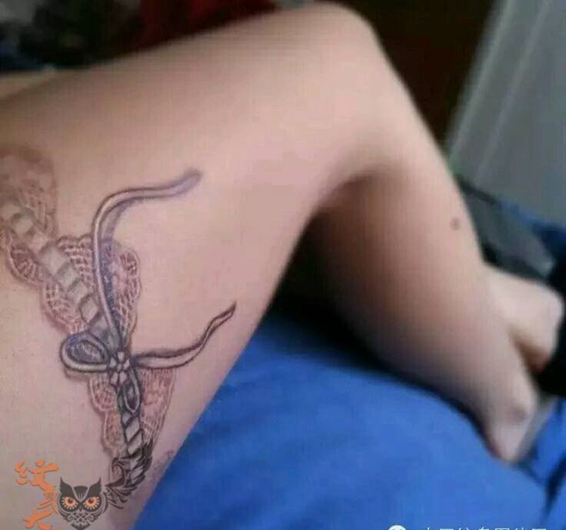 那些性感蕾丝！纹身图片_