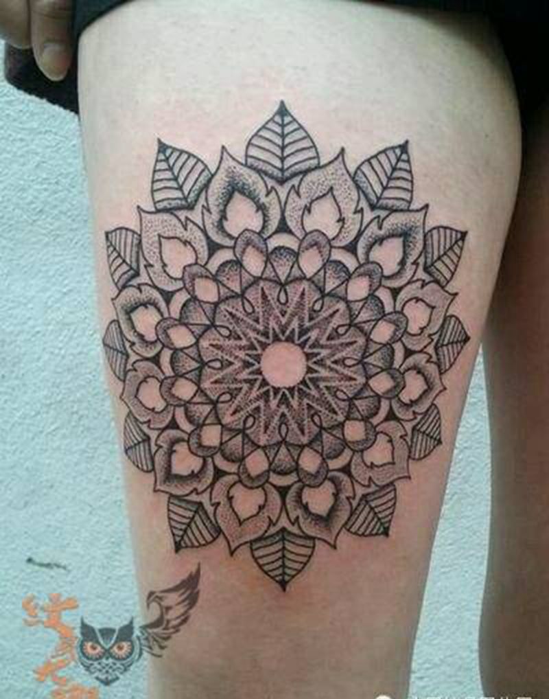 那些点刺！纹身图片_