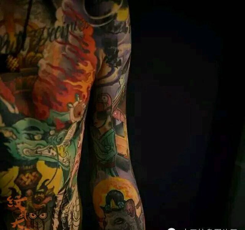 那些牛逼传统!纹身图片_