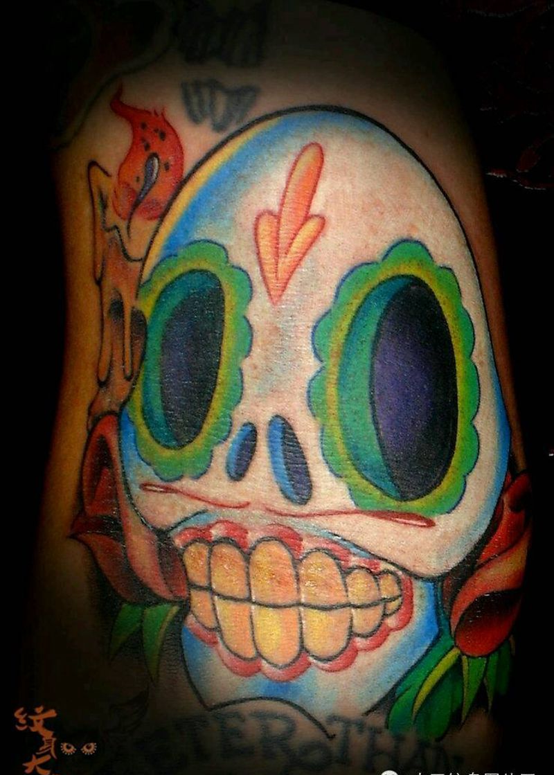 那些骷髅!纹身图片_