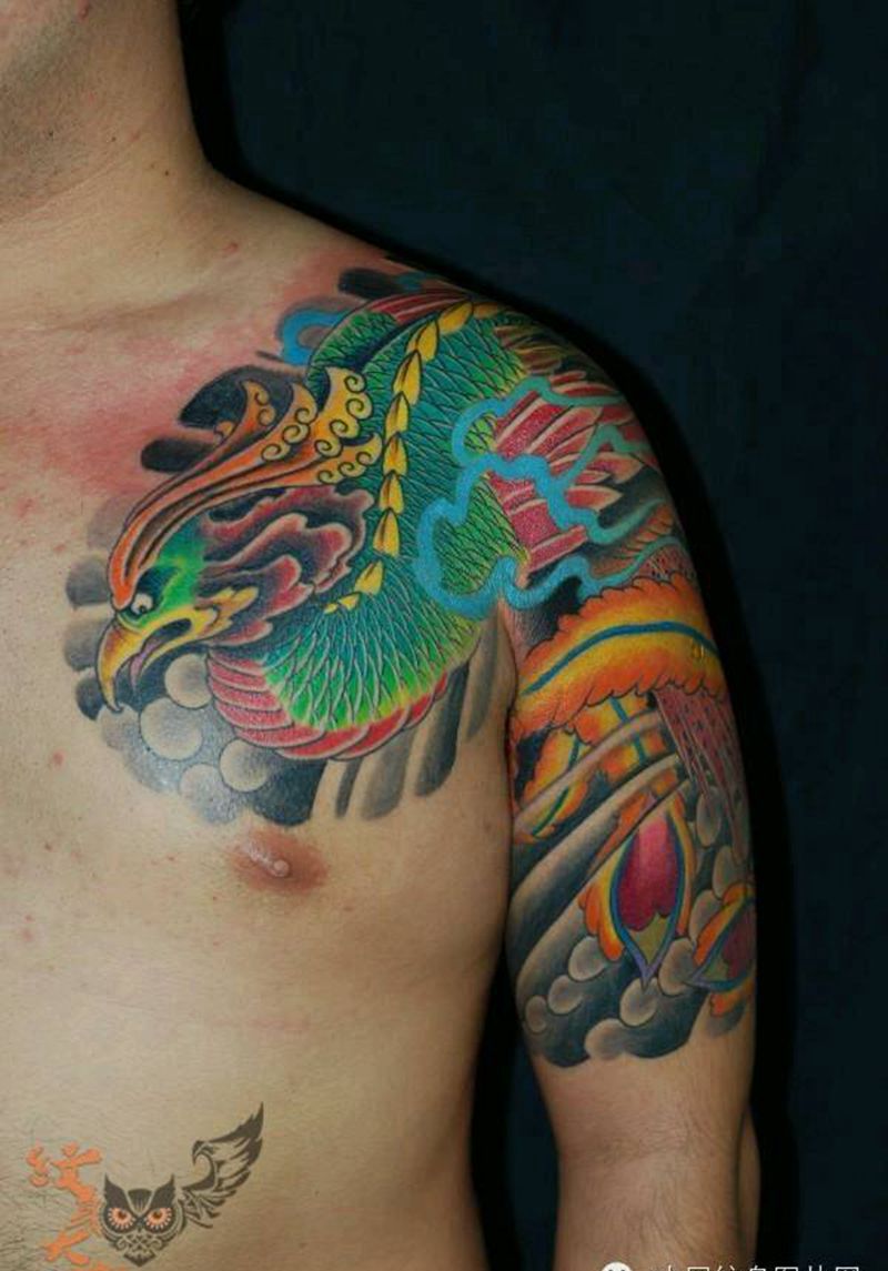 那些凤凰!纹身图片_