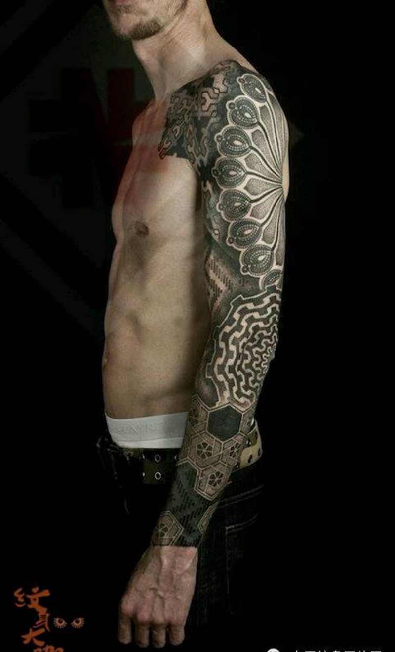 那些点刺！纹身图片_