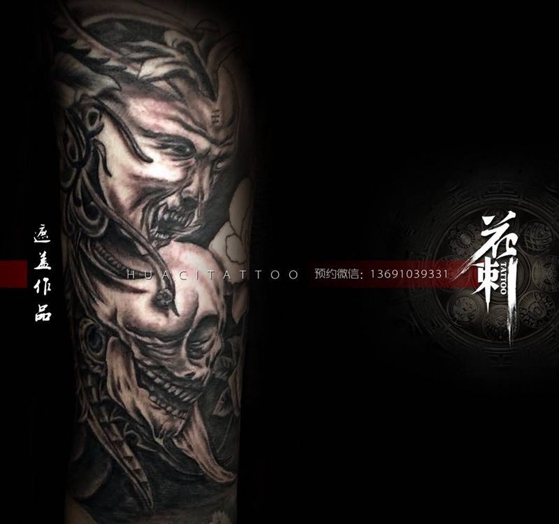 花刺作品!纹身图片_