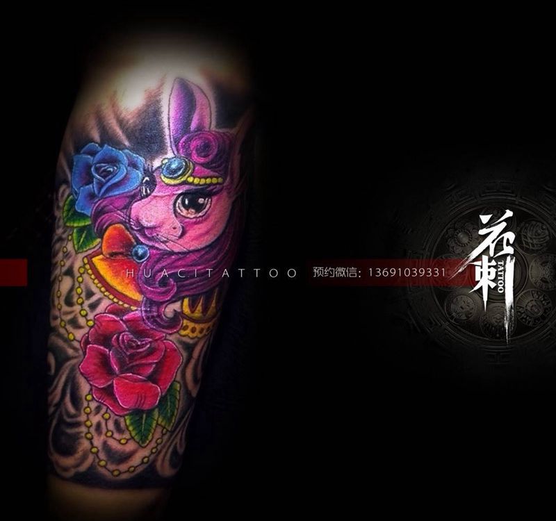 花刺作品！纹身图片_