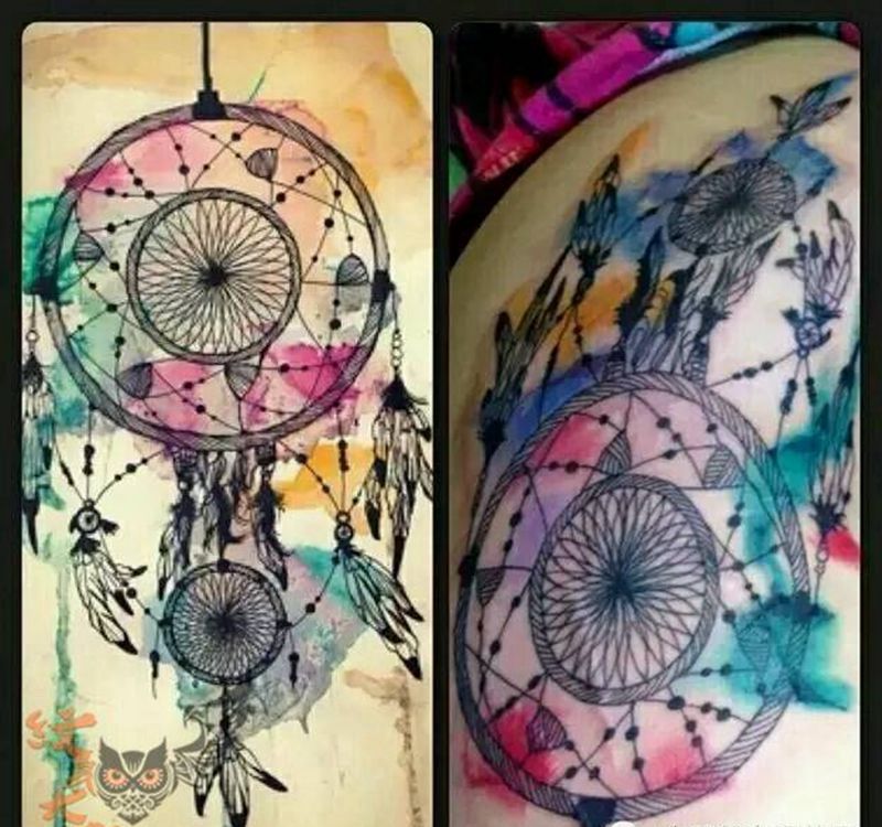 放飞梦想！纹身图片_