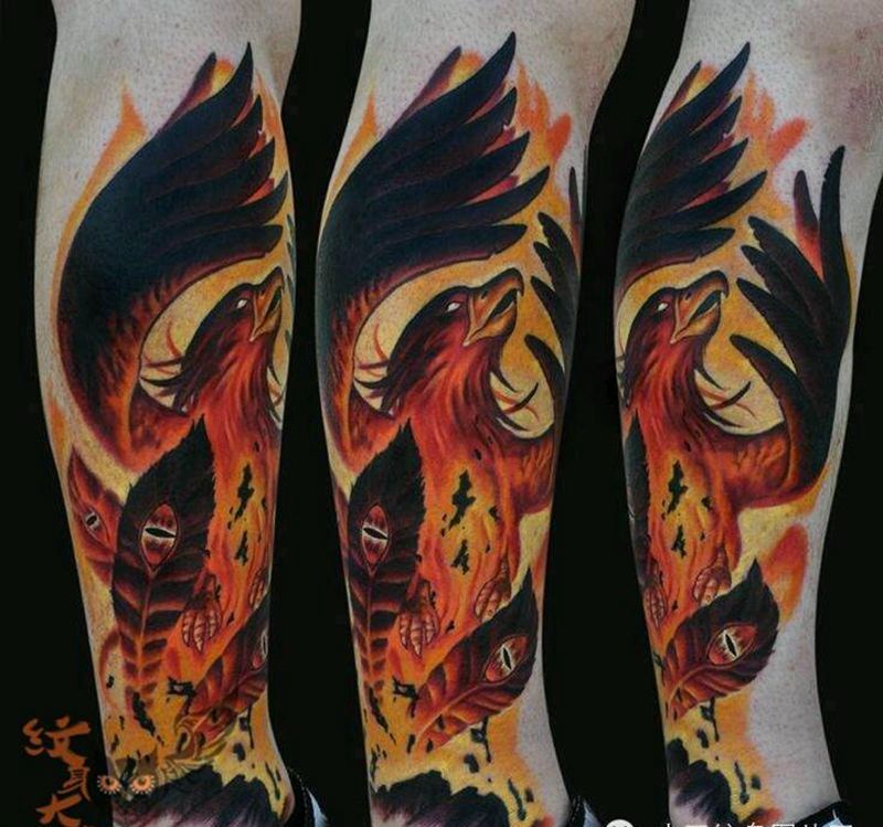 那些凤凰！纹身图片_