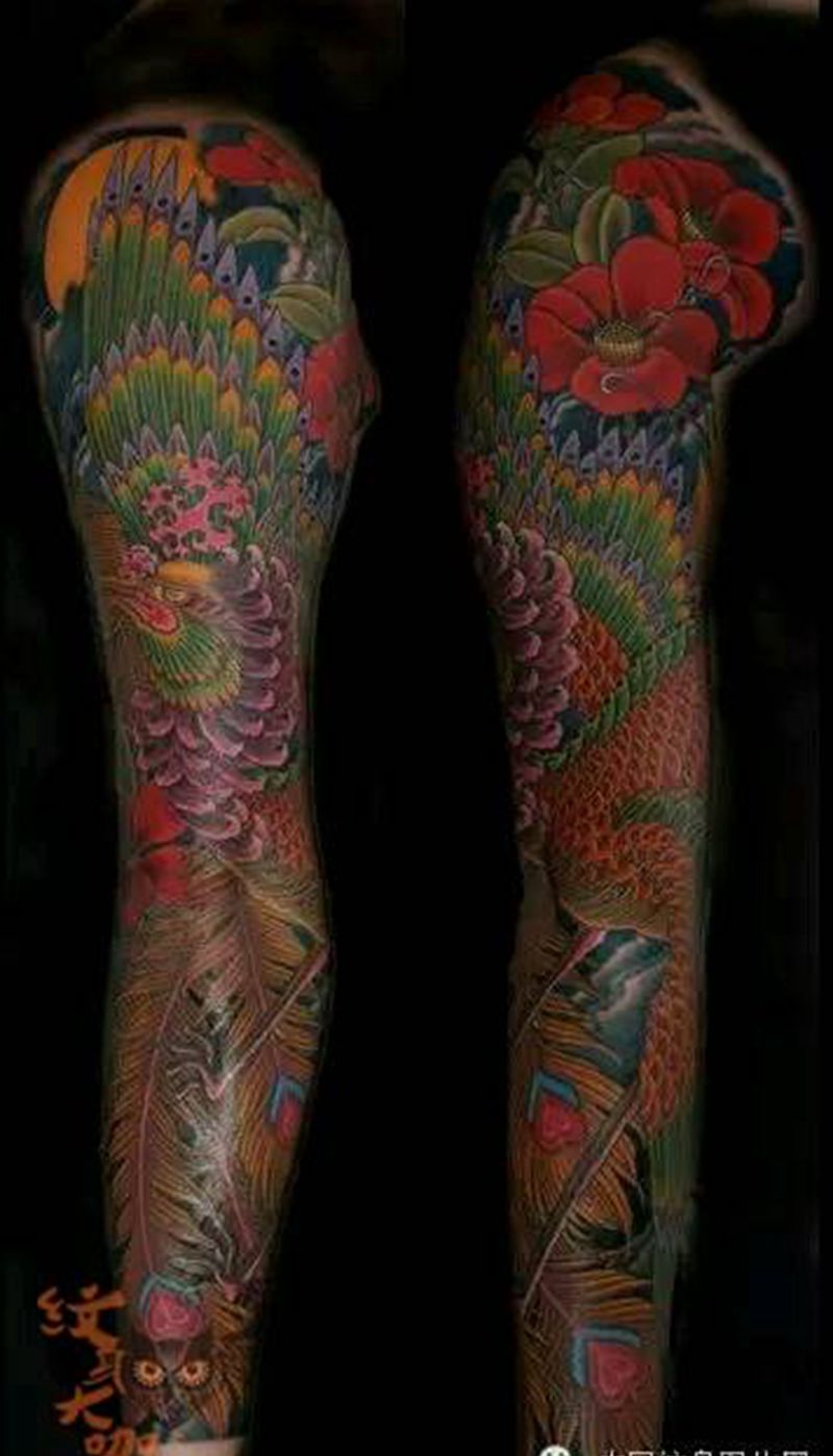 那些凤凰！纹身图片_