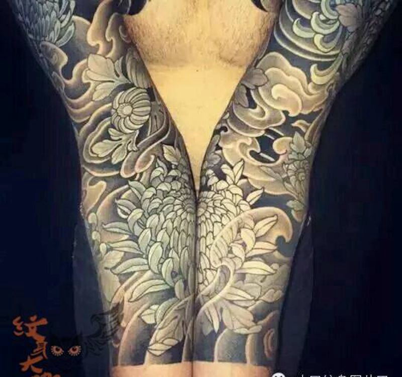 那些日式大板雾!纹身图片_