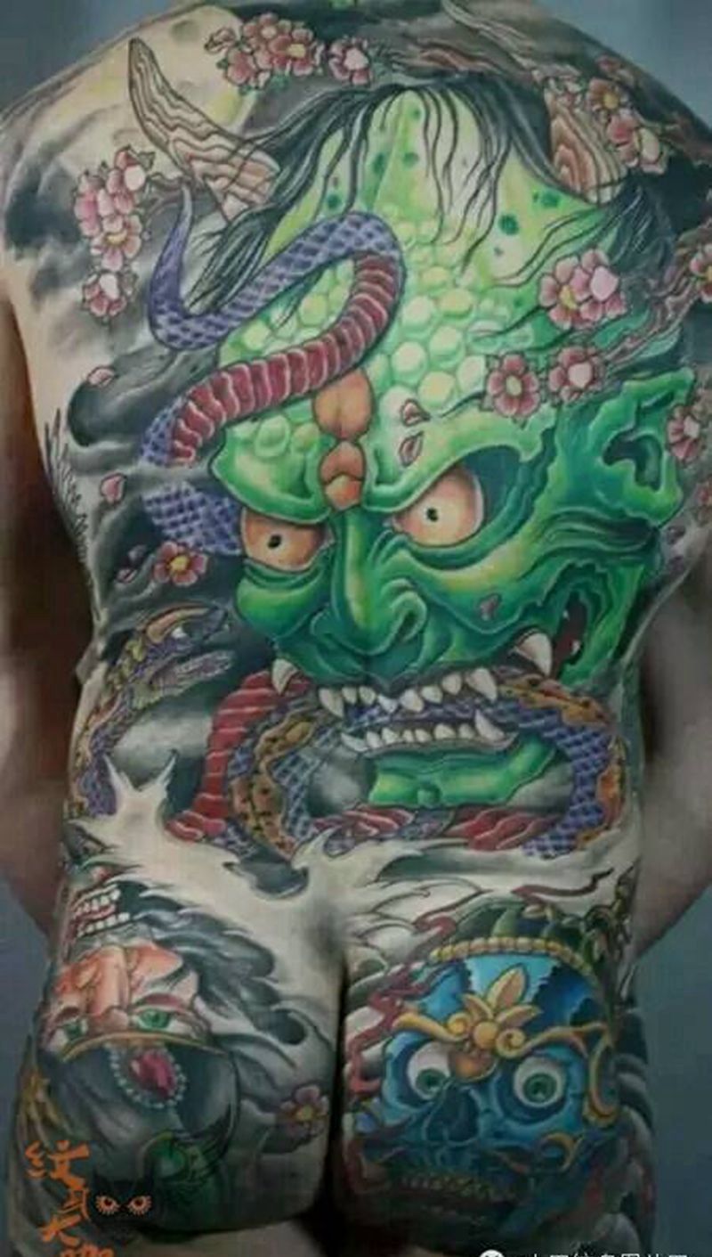 那些般若！纹身图片_