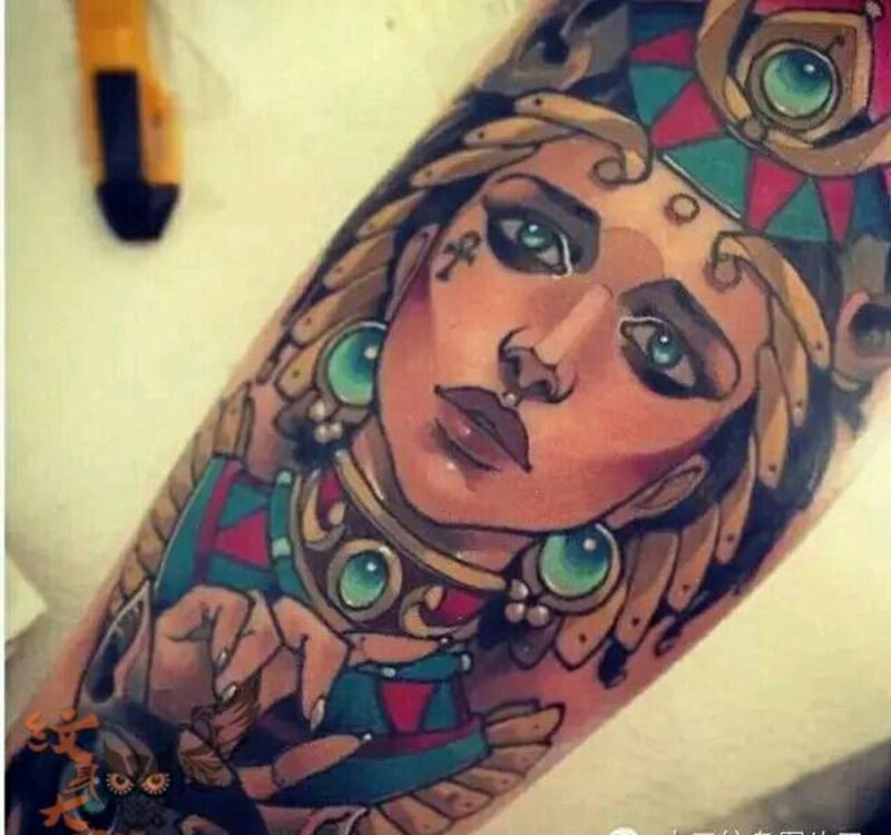 那些school妹子！纹身图片_