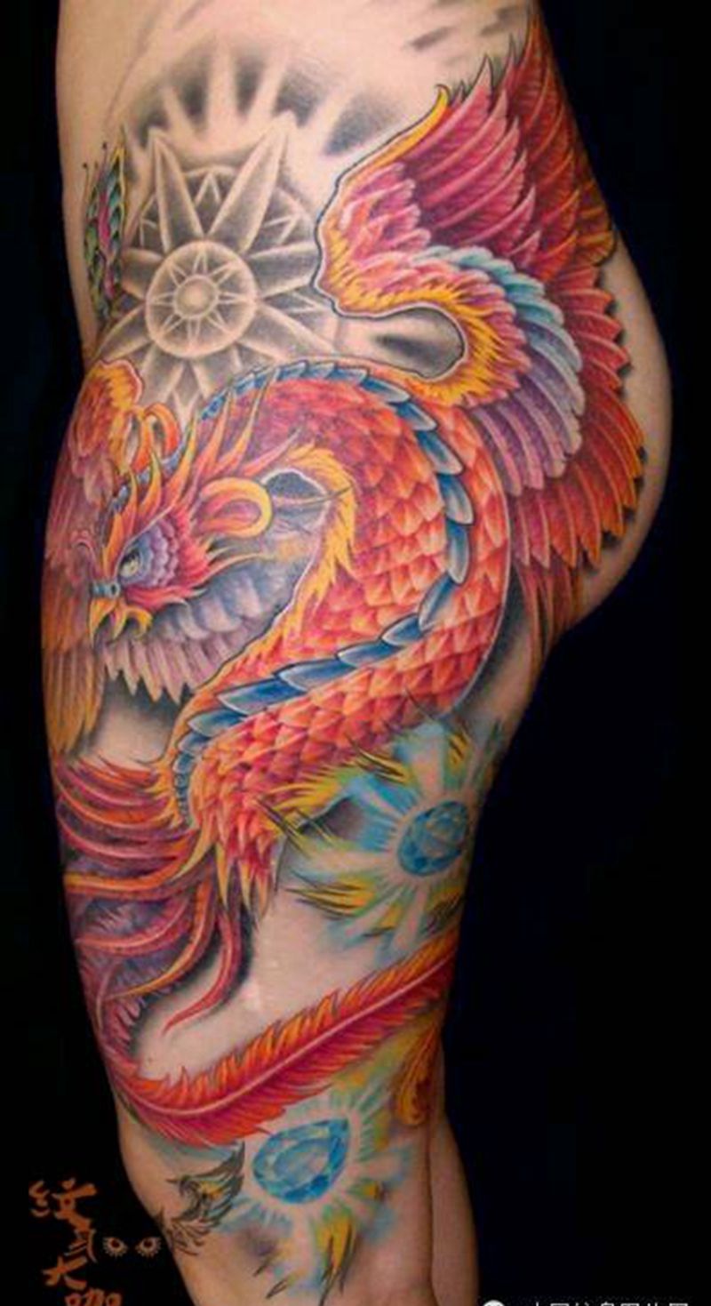 那些凤凰!纹身图片_