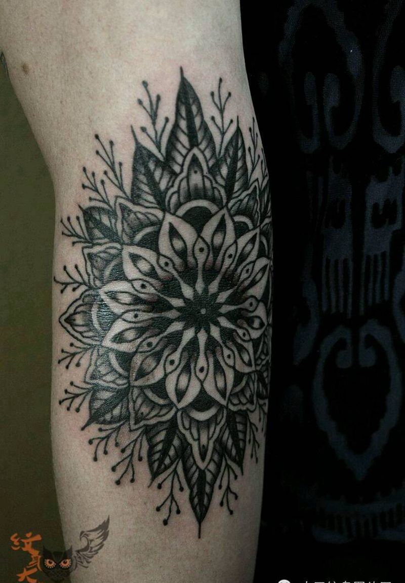 那些点刺！纹身图片_