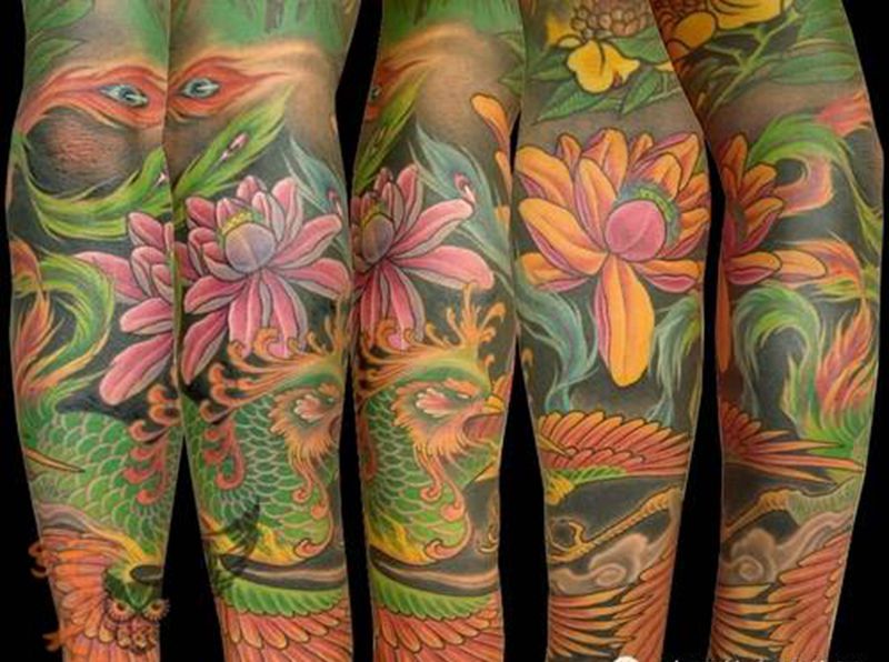 那些凤凰!纹身图片_