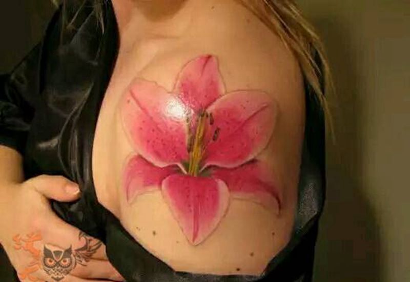 素材参考！花！纹身图片_