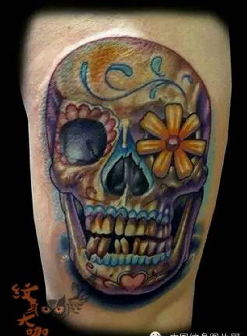 那些骷髅!纹身图片_