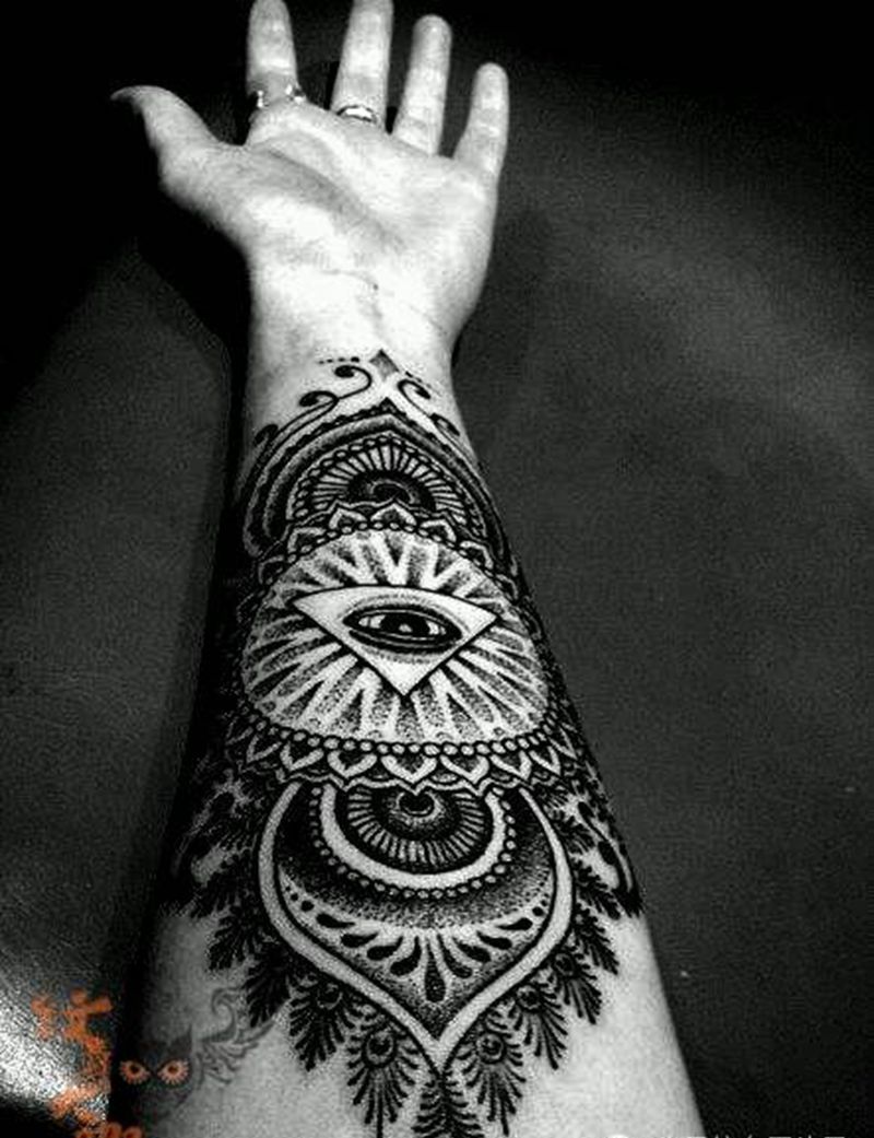 那些点刺！纹身图片_