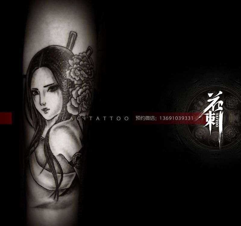 花刺作品！纹身图片_