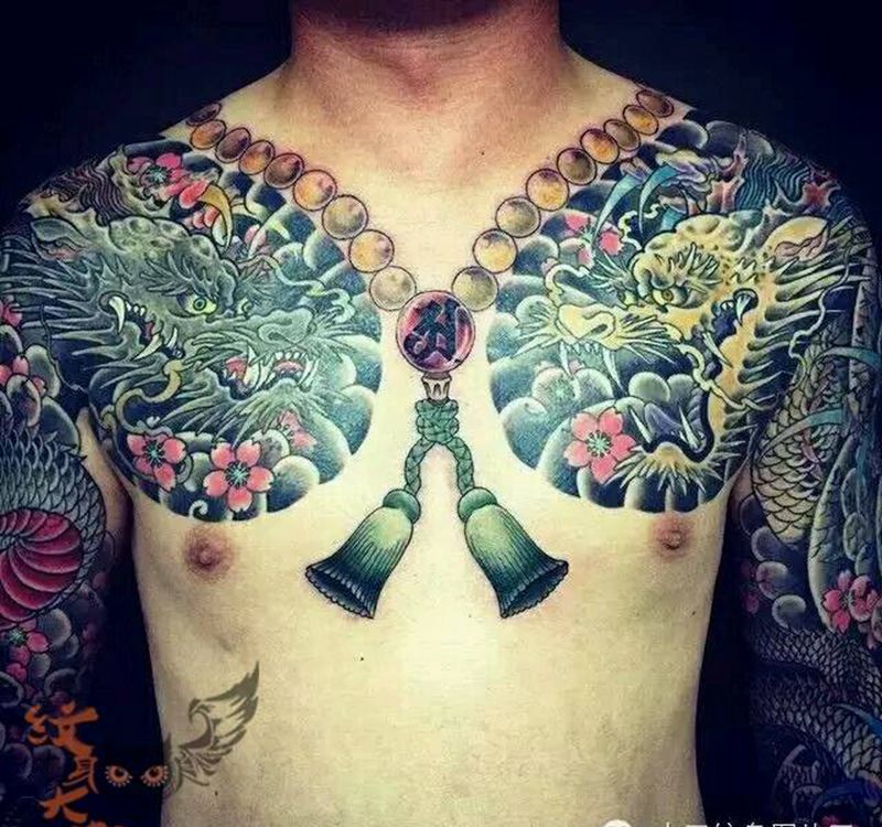 那些日式大板雾!纹身图片_