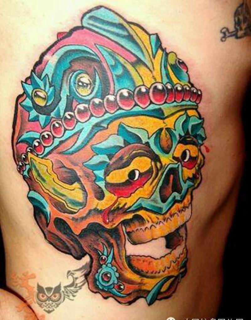 那些嘎巴拉！纹身图片_