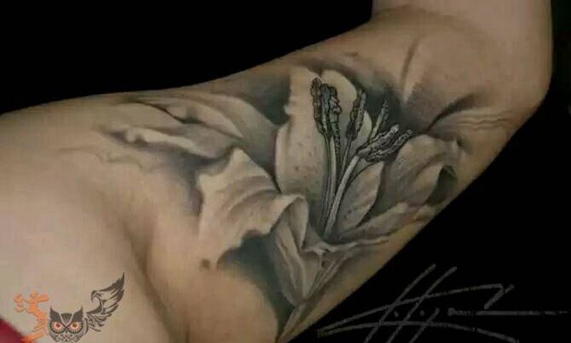 素材参考！花！纹身图片_