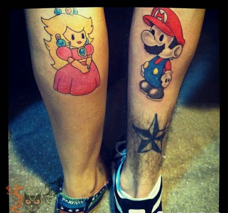 那些情侣！！纹身图片_