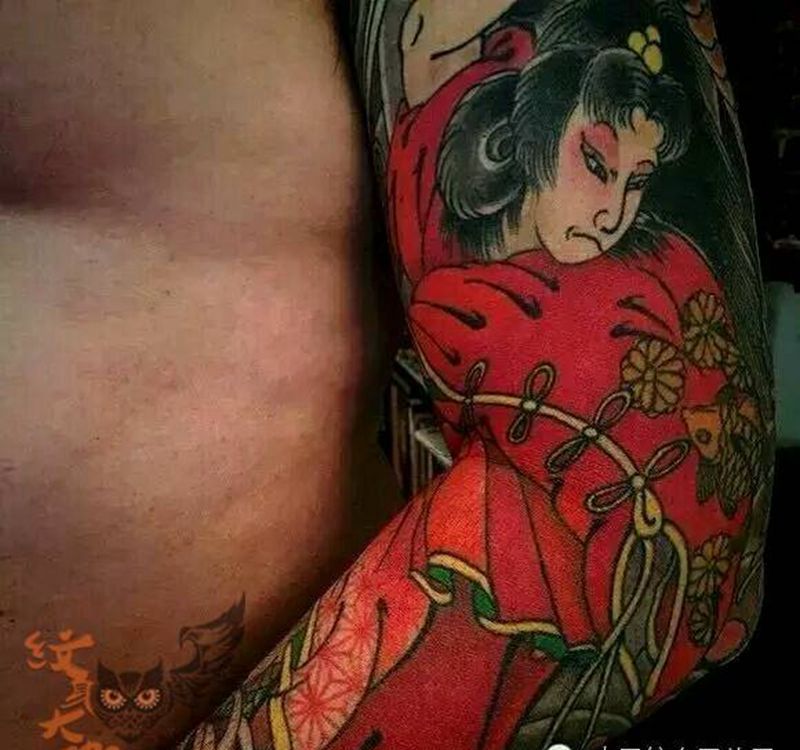 那些传统！纹身图片_