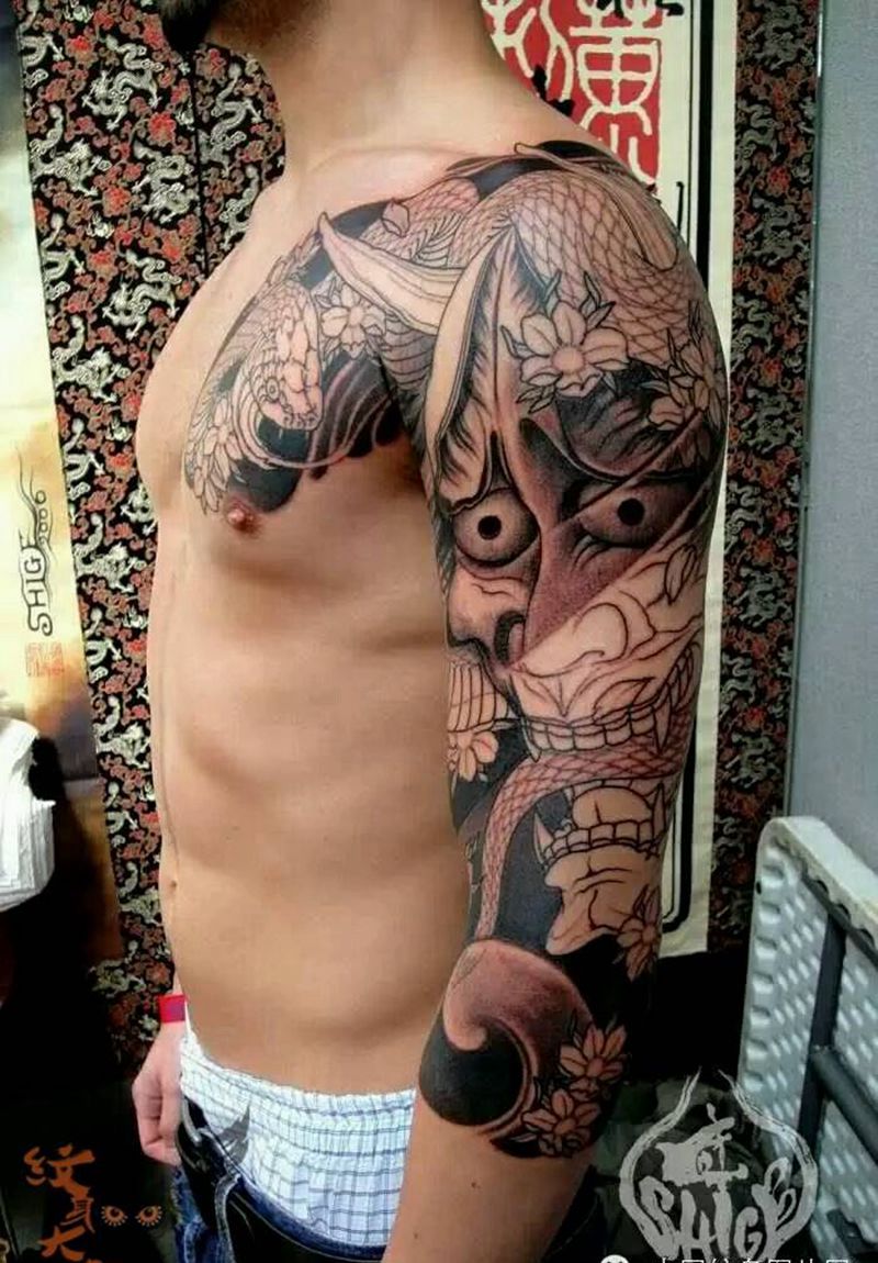 那些般若！纹身图片_