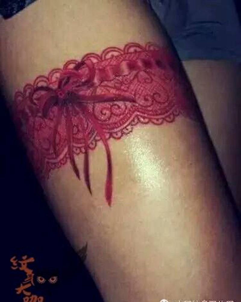 那些性感蕾丝！纹身图片_