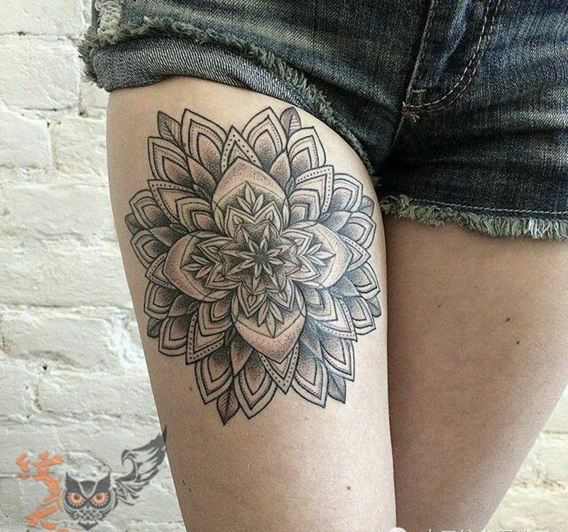 那些点刺！纹身图片_