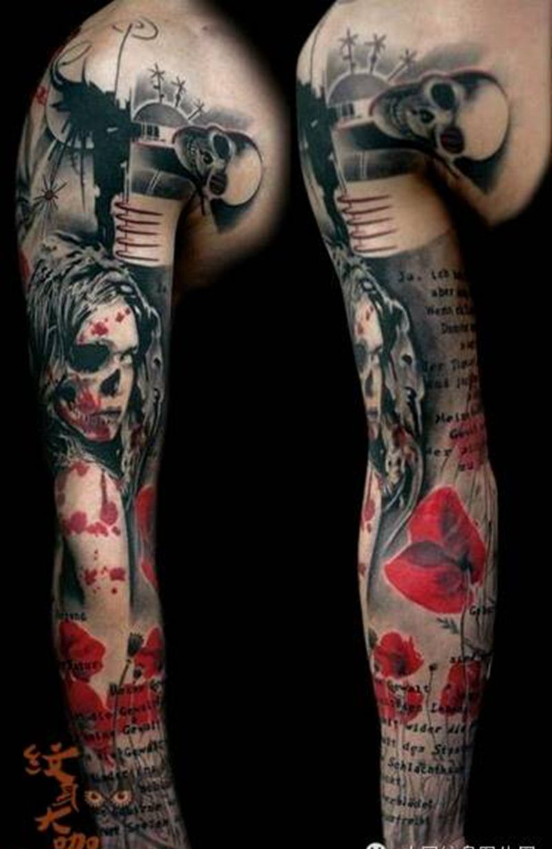 那些骷髅!纹身图片_