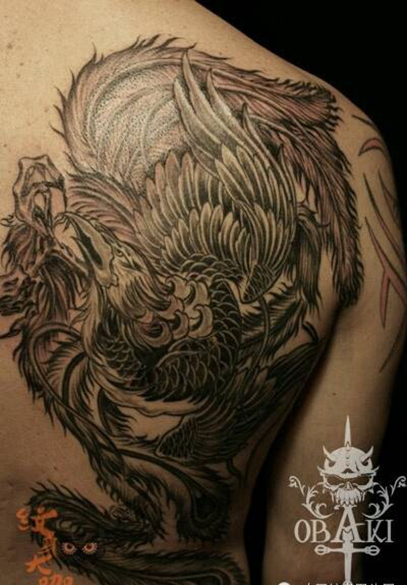 那些凤凰!纹身图片_