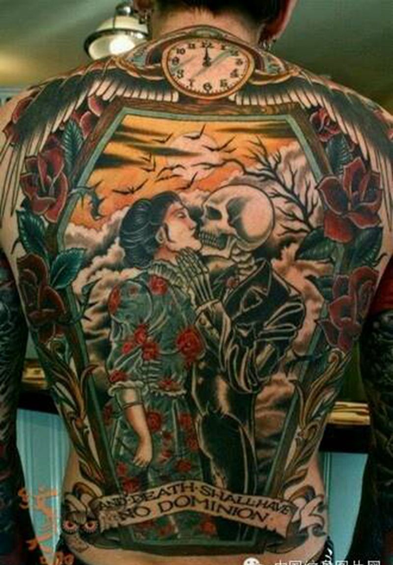 那些骷髅！纹身图片_