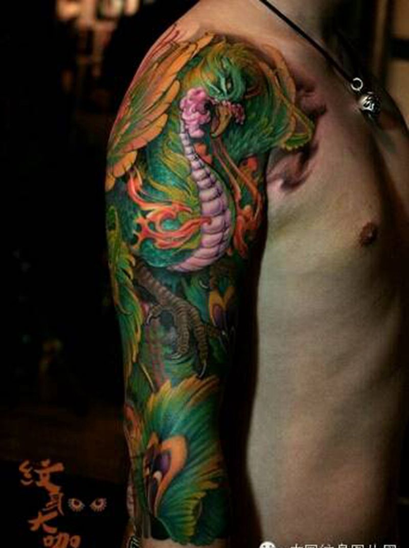 那些凤凰!纹身图片_