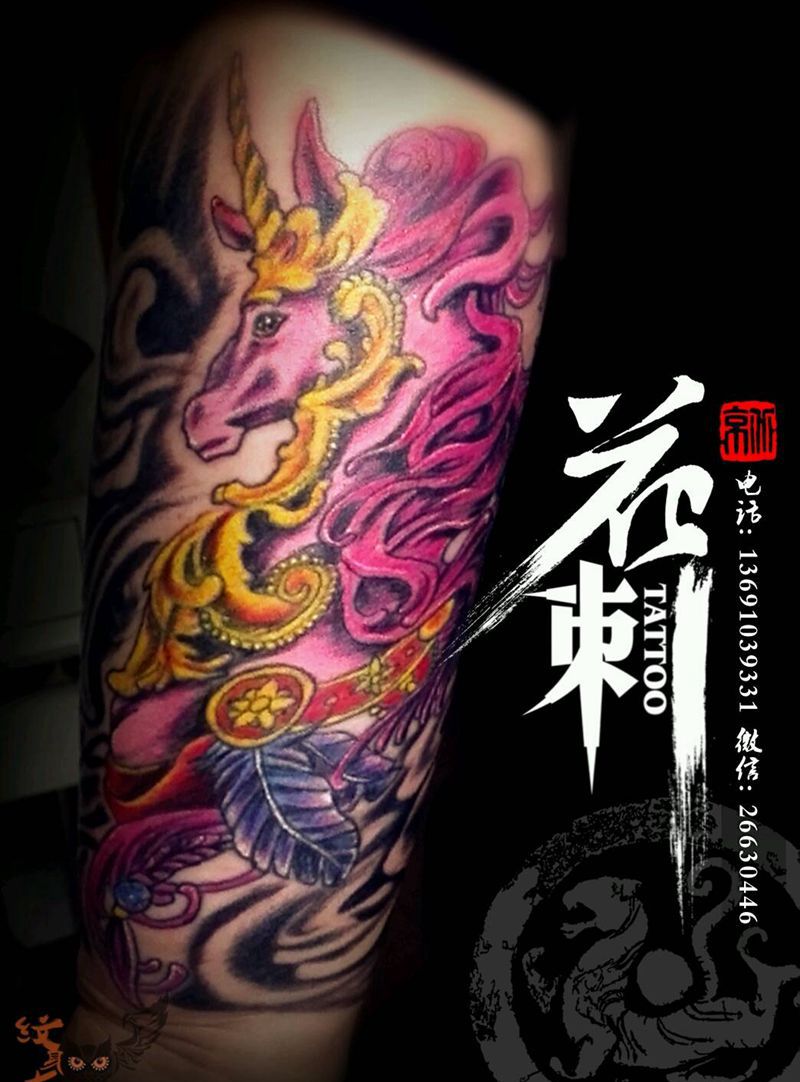 花刺作品！纹身图片_