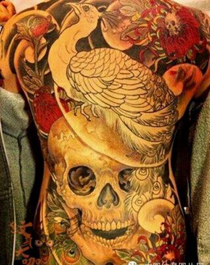 那些骷髅!纹身图片_