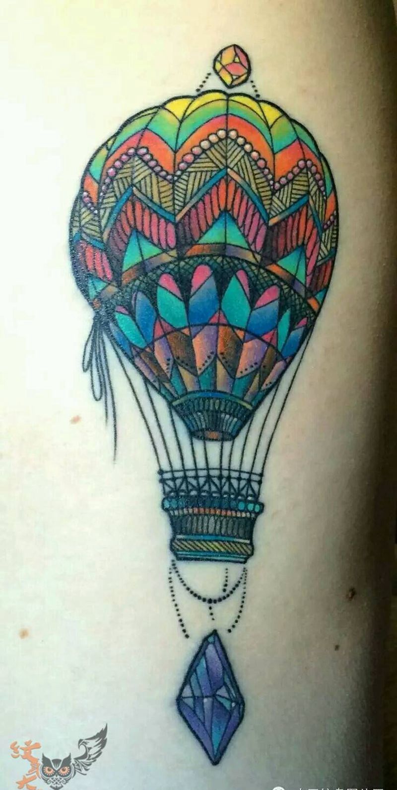 放飞梦想！纹身图片_