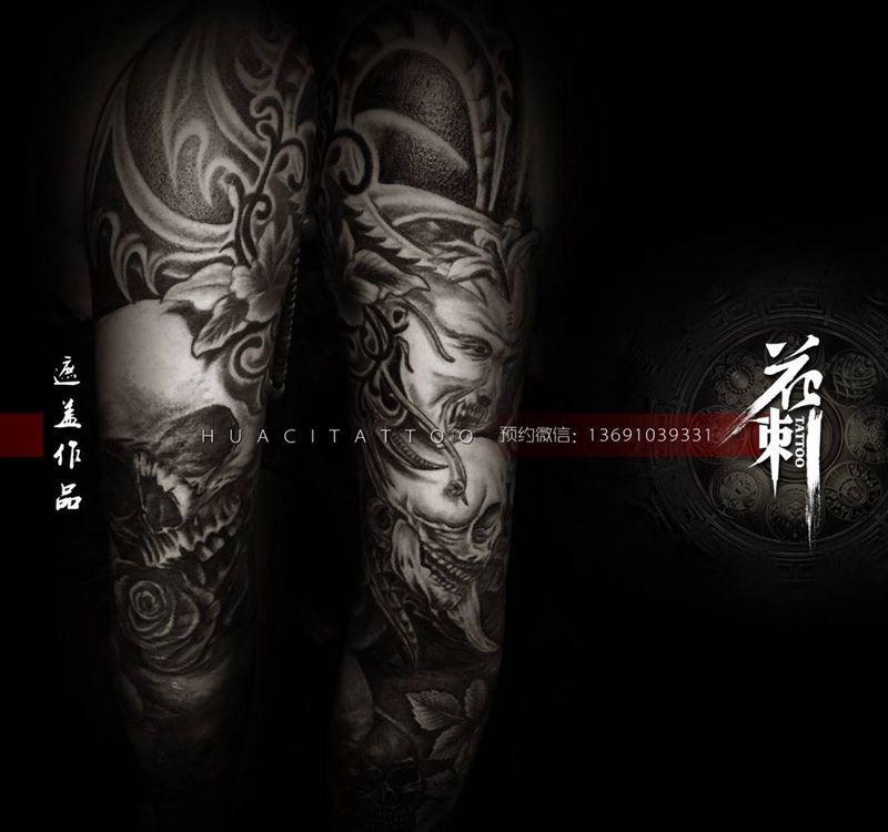 花刺作品！纹身图片_