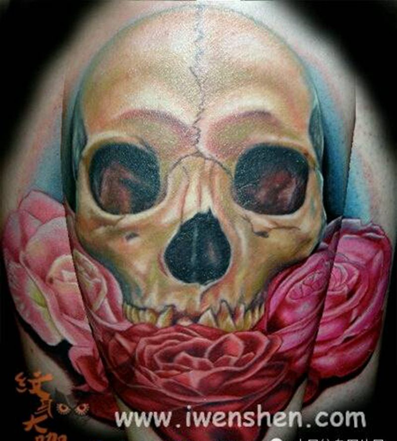 那些骷髅！纹身图片_
