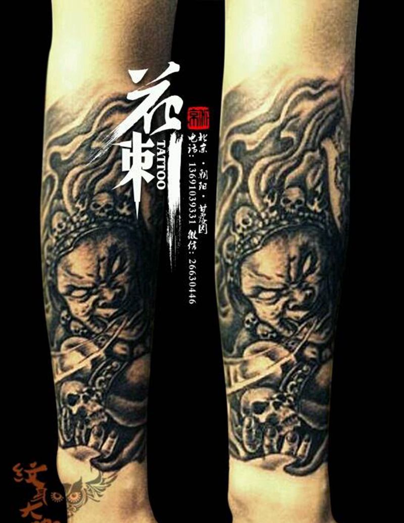 花刺作品！纹身图片_