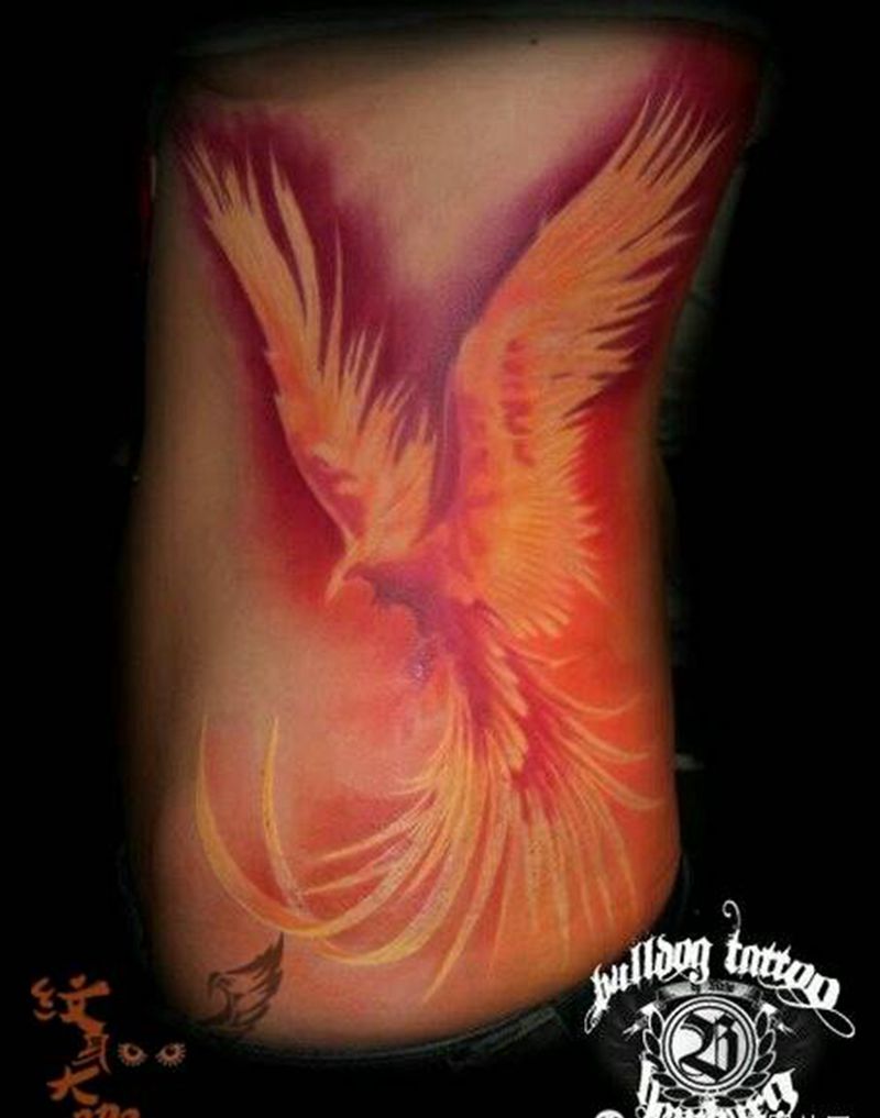 那些凤凰！纹身图片_